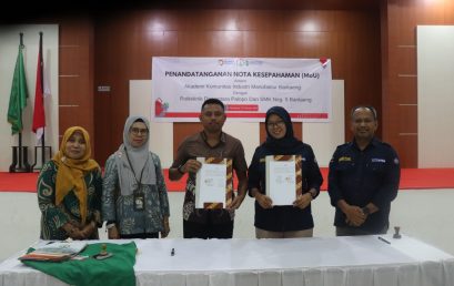 Polidewa Palopo Teken MoU dengan Akademi Komunitas Industri Manufaktur Bantaeng