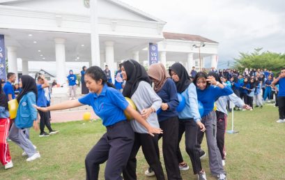 Senam dan Lomba Warnai Hari ke-5 VOKASI Polidewa