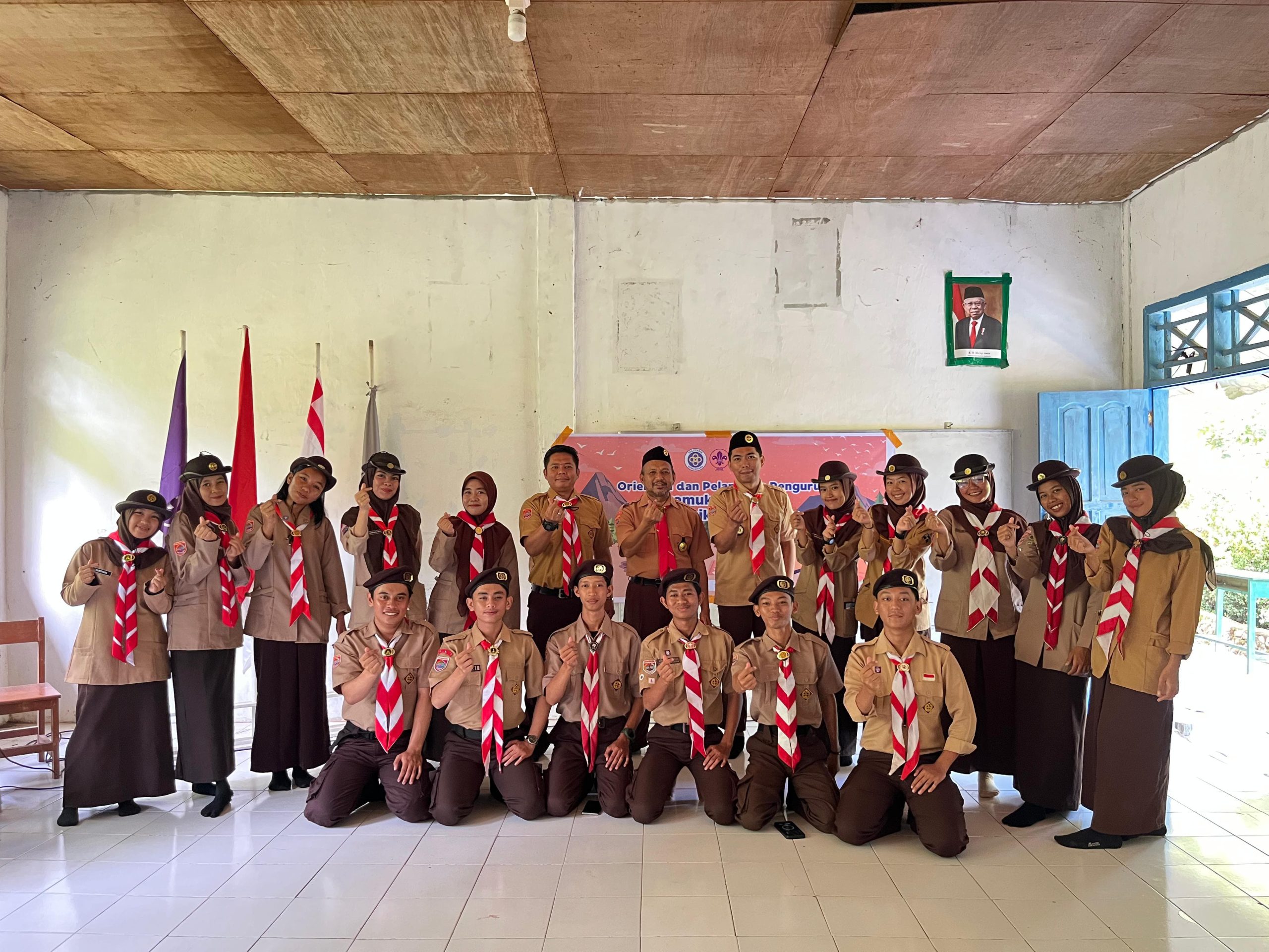 Orientasi dan Pelantikan Pengurus Pramuka Racana Dewaraja – Batari Politeknik Dewantara Sukses Digelar