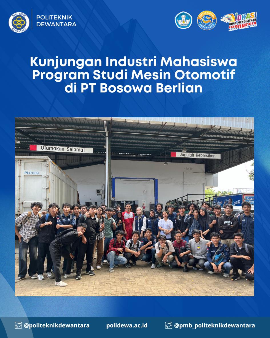 Mahasiswa Mesin Otomotif Politeknik Dewantara Kunjungi PT Bosowa Berlian Motor Mahasiswa Mesin Otomotif Politeknik Dewantara Kunjungi PT Bosowa Berlian Motor