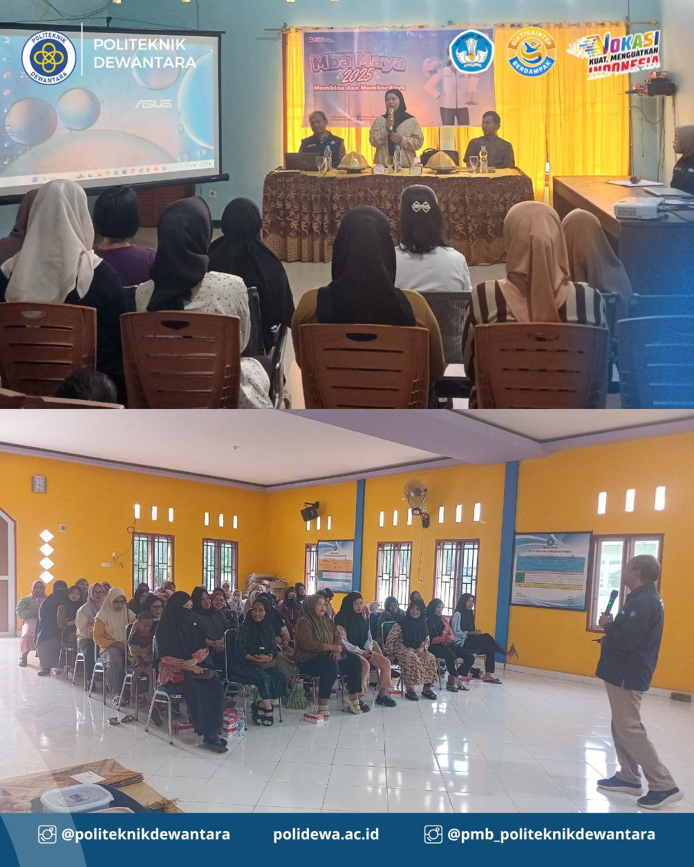 PNM Cabang Palopo Gandeng Politeknik Dewantara dalam Program “Mba Maya” 2025: Fokus pada Penguatan Leadership dan Komunikasi PNM Cabang Palopo Gandeng Politeknik Dewantara dalam Program “Mba Maya” 2025: Fokus pada Penguatan Leadership dan Komunikasi