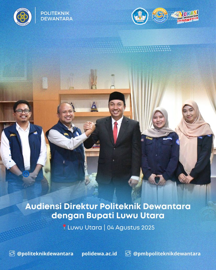 Politeknik Dewantara Jajaki Kolaborasi Strategis dengan Pemkab Luwu Utara Politeknik Dewantara Jajaki Kolaborasi Strategis dengan Pemkab Luwu Utara