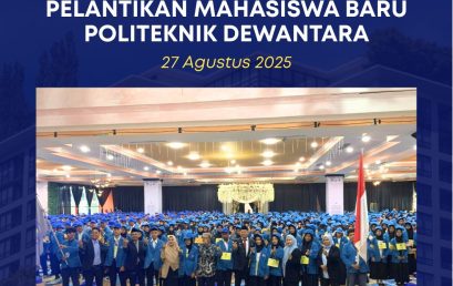 Direktur Politeknik Dewantara Lantik 1.151 Mahasiswa Baru Tahun Akademik 2025/2026