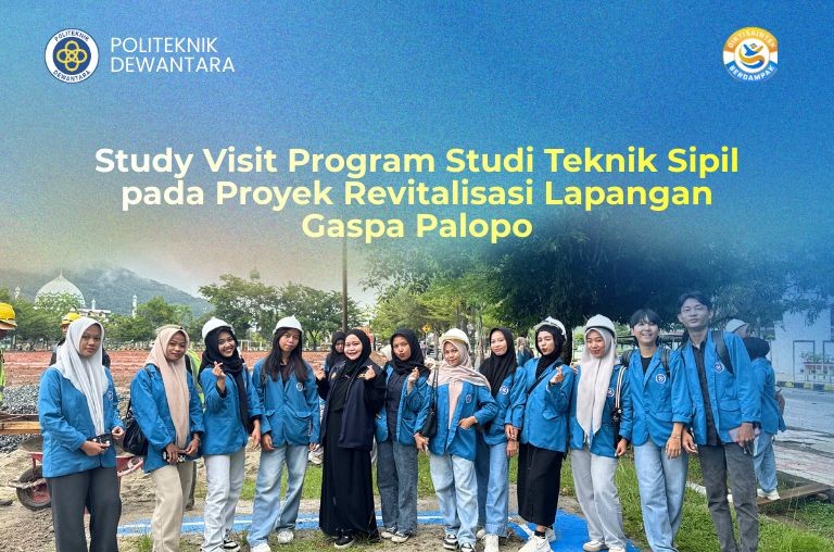 “Engineer Sehari” di Gaspa: Mahasiswa Teknik Sipil Polidewa Tak Sekadar Lihat Proyek, Mereka Ikut Bekerja