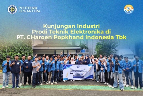 Belajar Langsung dari Industri, Mahasiswa Teknik Elektronika Polidewa Sambangi 2 Perusahaan di Makassar