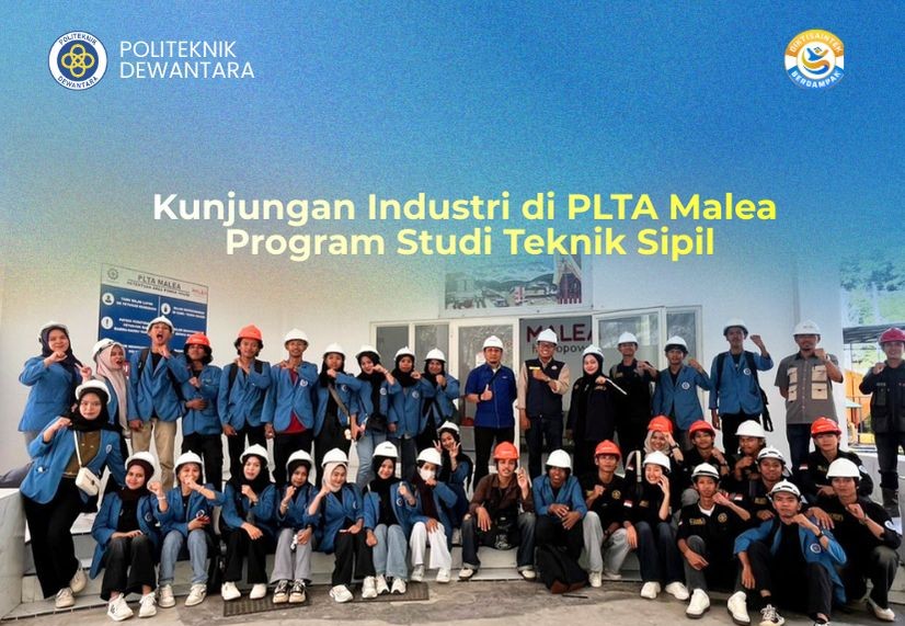 Mahasiswa Teknik Sipil Kunjungan Industri ke PLTA Malea
