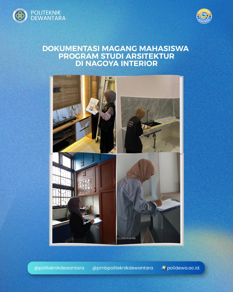 Mahasiswa Arsitektur Politeknik Dewantara Asah Kompetensi Profesional di Nagoya Interior
